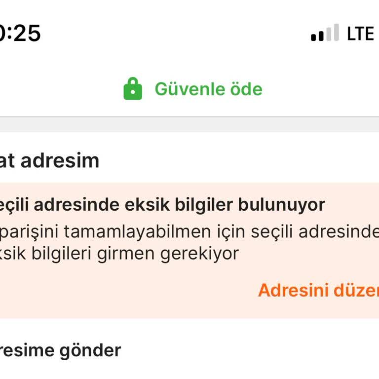 Adres Sorunu Ve Müşteri Hizmetlerine Ulaşamama