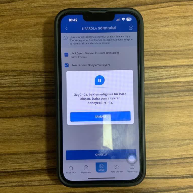 Denizbank Mobil Uygulama Sorunu İle Saatlerce Uğraşmak Zorunda Kalmak