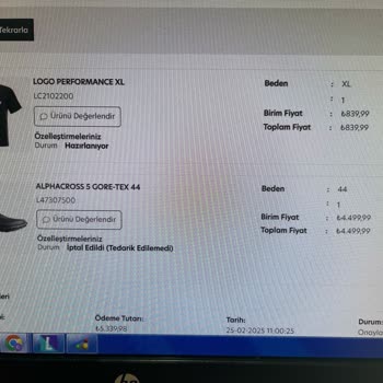 Sipariş Verildi Ürünler Yok Para İadesi Belirsizliği
