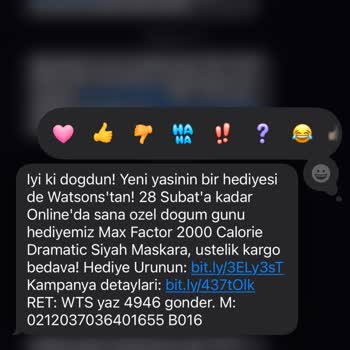 Doğum Günü Hediyesi Maskara Sorunu