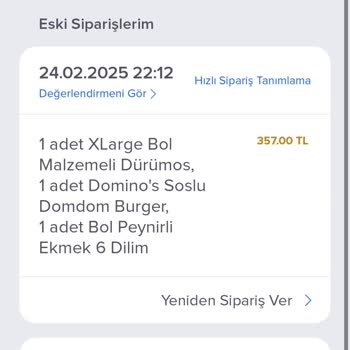 Domino's Siparişimdeki Domdom Burger Hayal Kırıklığı
