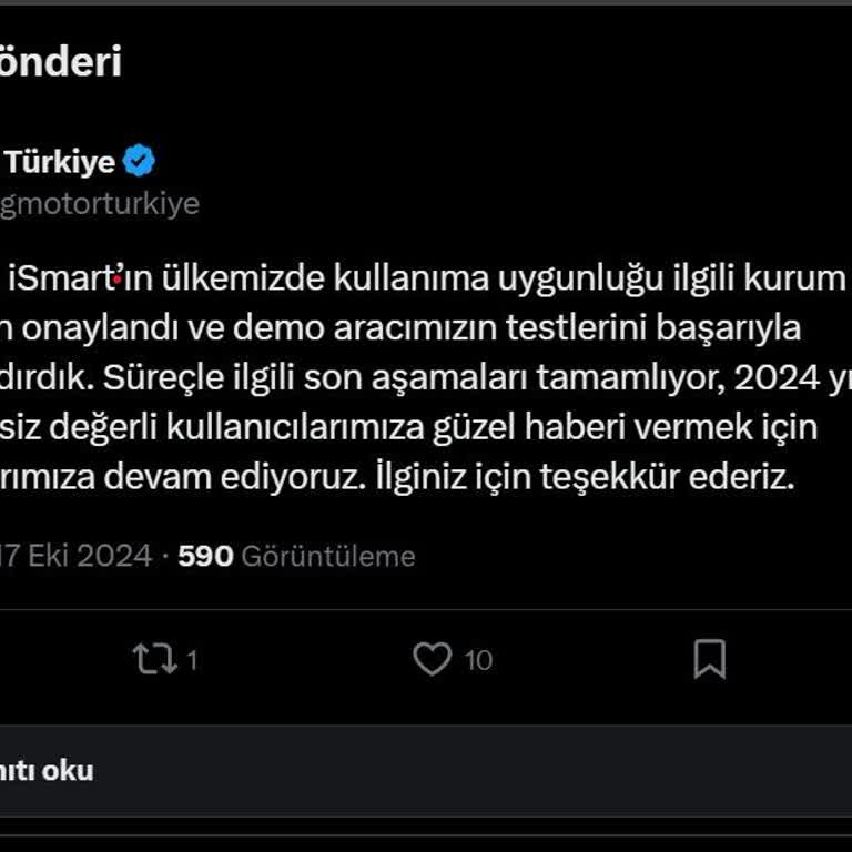 MG Araç Sahiplerinin İ-smart Hayal Kırıklığı