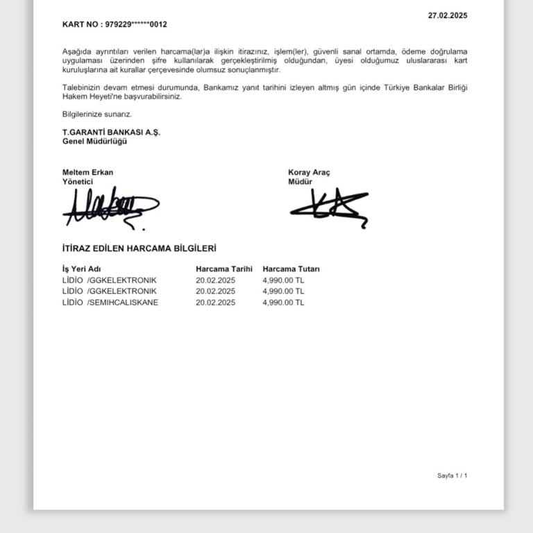 Garanti Bankası'nda Hesap Güvenliği Sorunu