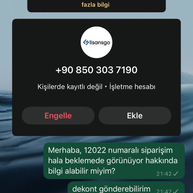Teslim Edilmeyen Lisans Ve Ulaşılamayan Destek