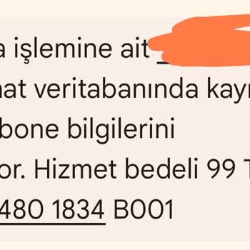 Yüksek Ücretli Numara Sorgulama Hizmeti Şikayeti