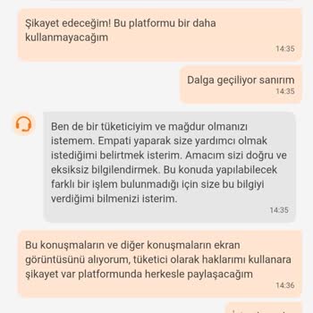 Yanlış Sipariş Ve İade Sorunu: Mağduriyetim Giderilmedi