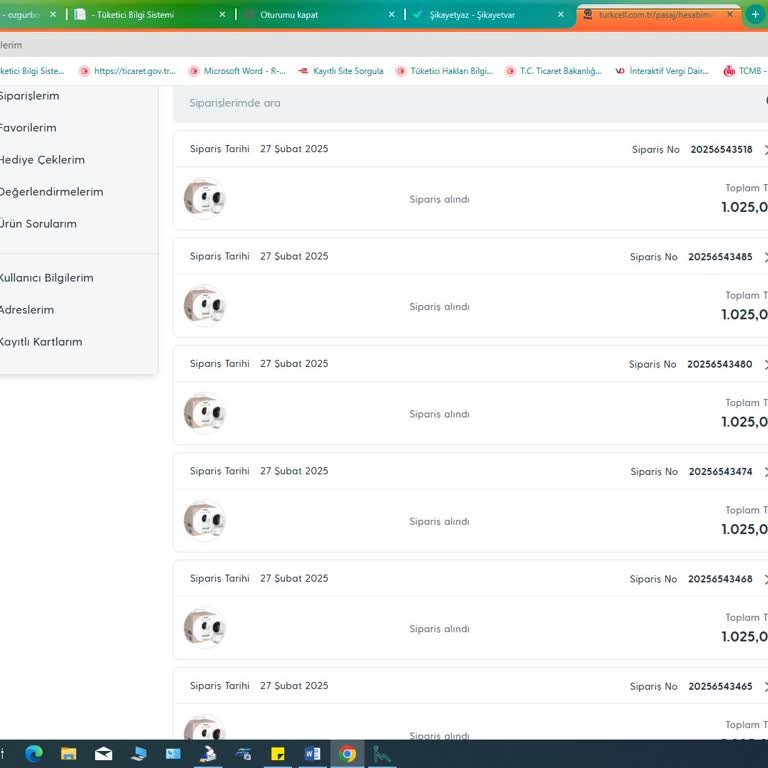 Sipariş İptalleri Ve Yetersiz Bilgilendirme