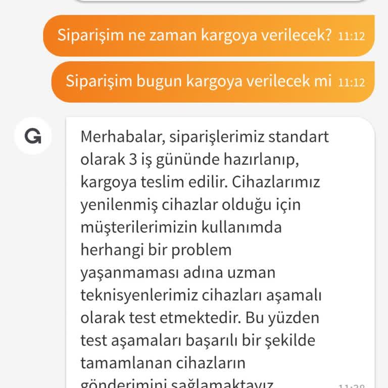 Sipariş Gecikmesi Ve Ayıplı Ürün Sorunu