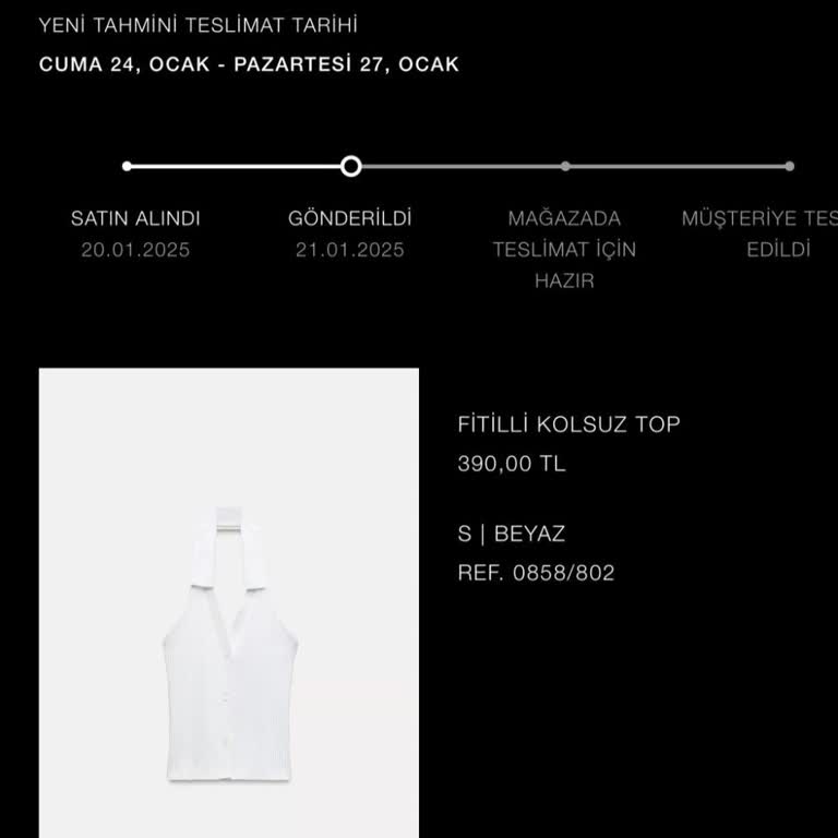 Zara Siparişim Kayboldu Ve Müşteri Hizmetleri Yetersiz
