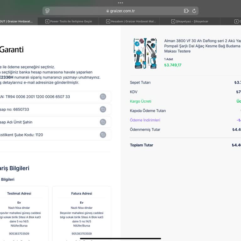 Ödeme Sorunu Ve İletişimsizlik: Çözüm Bekleyen Müşteri