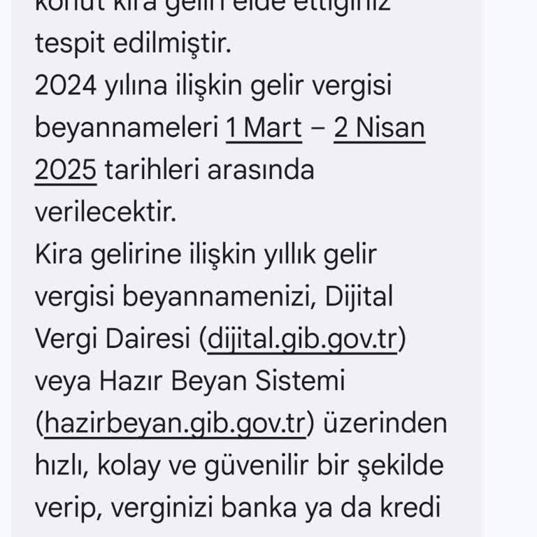 Yanlış Vergi Mesajlarıyla Mağduriyet
