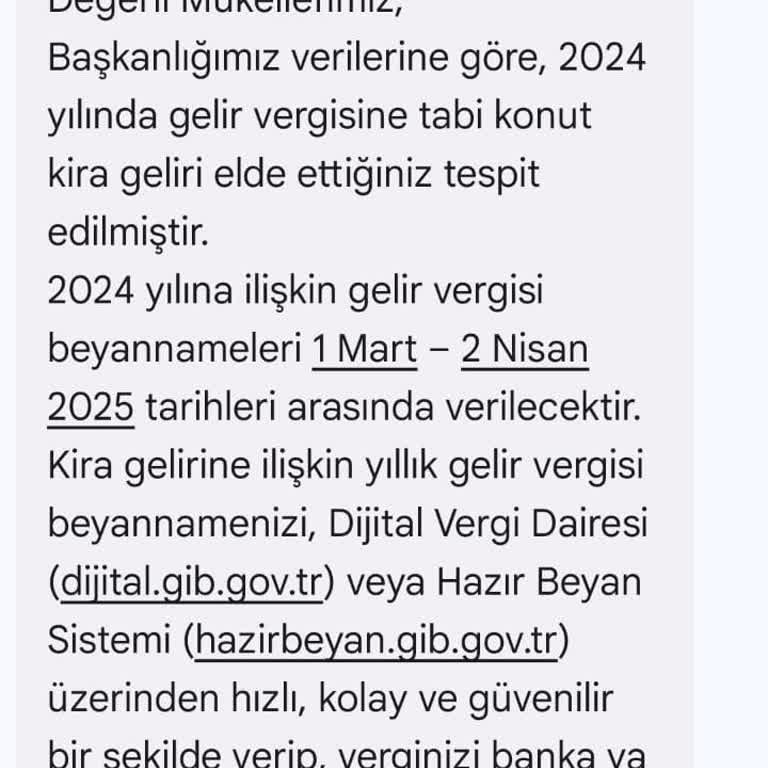 Yanlış Kira Geliri Bildirimi: Düzeltme Talebi