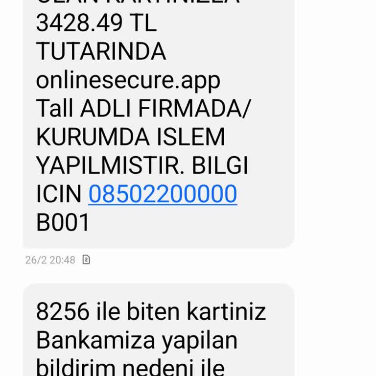 İzinsiz Kredi Kartı İşlemi Ve Banka Süreci Sorunu