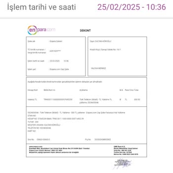 Türk Telekom'da Kayıp Yükleme Ve İletişim Sorunu