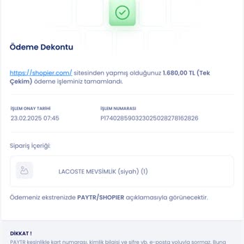 Shopier Üzerinden Yapılan Alışverişte Teslimat Sorunu