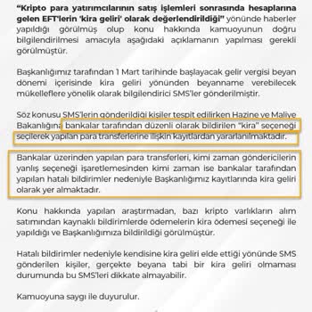 Garanti Bankası'ndan Yanlış Kira Ödemesi Hatası