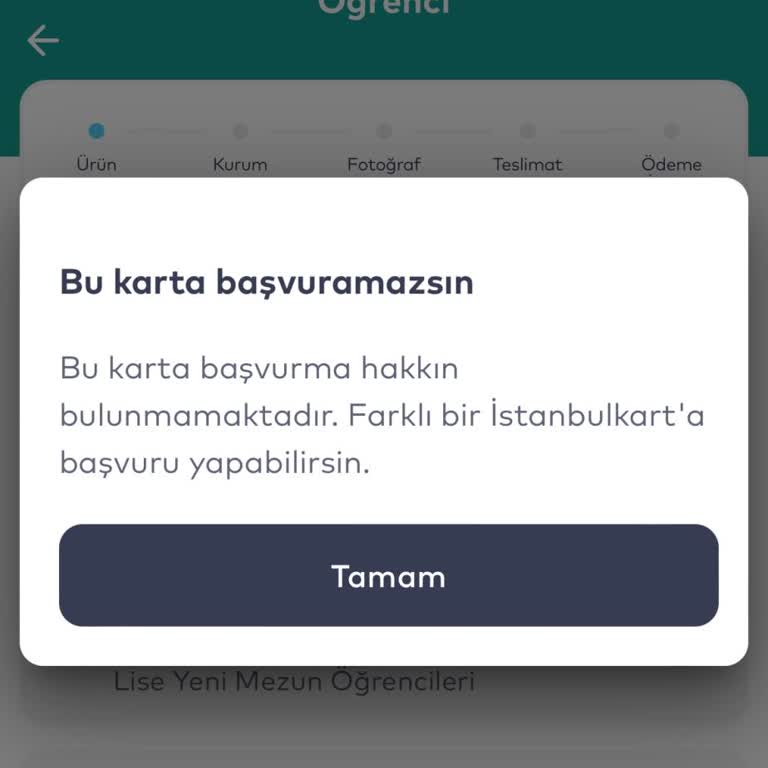 İstanbulkart Yenileme Sorunu: Yeni Kart Siparişi Engeli
