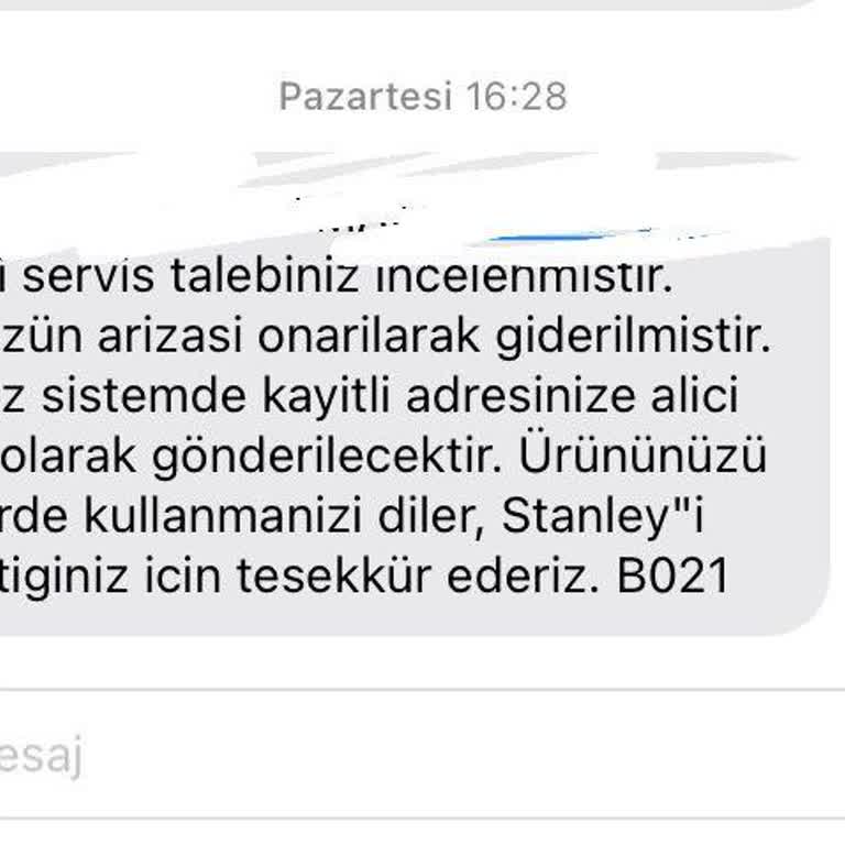 Stanley Termosun Koku Sorunu Ve Müşteri Hizmetleri Hayal Kırıklığı