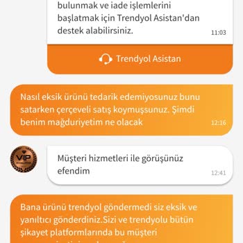 Trendyol'da Yanıltıcı Ürün Gönderimi Ve Eksik Parçalarla Mağduriyet