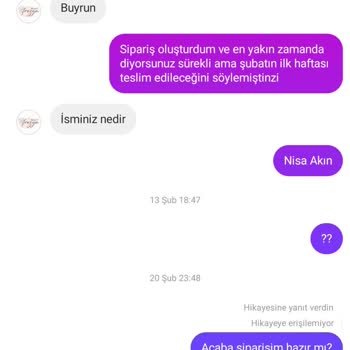 Gelin Çiçeği Kabusu: Siparişler Geç, Cevaplar Yok!