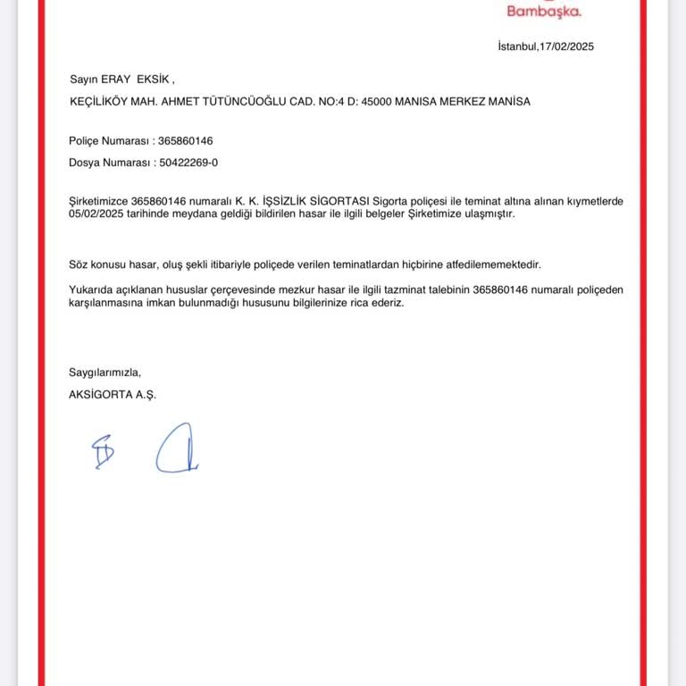 Aksigorta'nın Kredi Kartı İşsizlik Sigortası Mağduriyeti