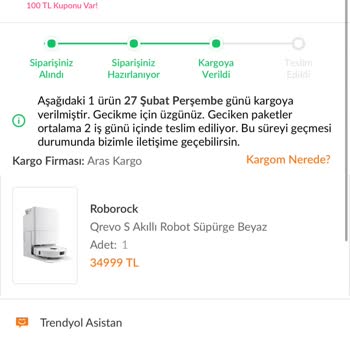 Aras Kargo'nun Kaybolan Robot Süpürge Macerası