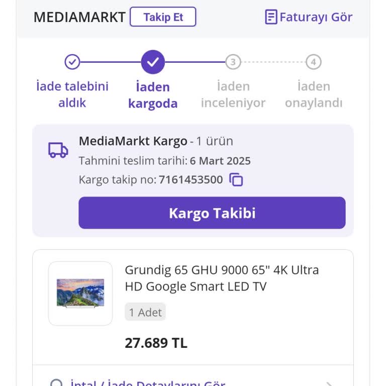Teslim Edilmeyen Televizyon Ve Çözüm Bulamayan Müşteri Hizmetleri