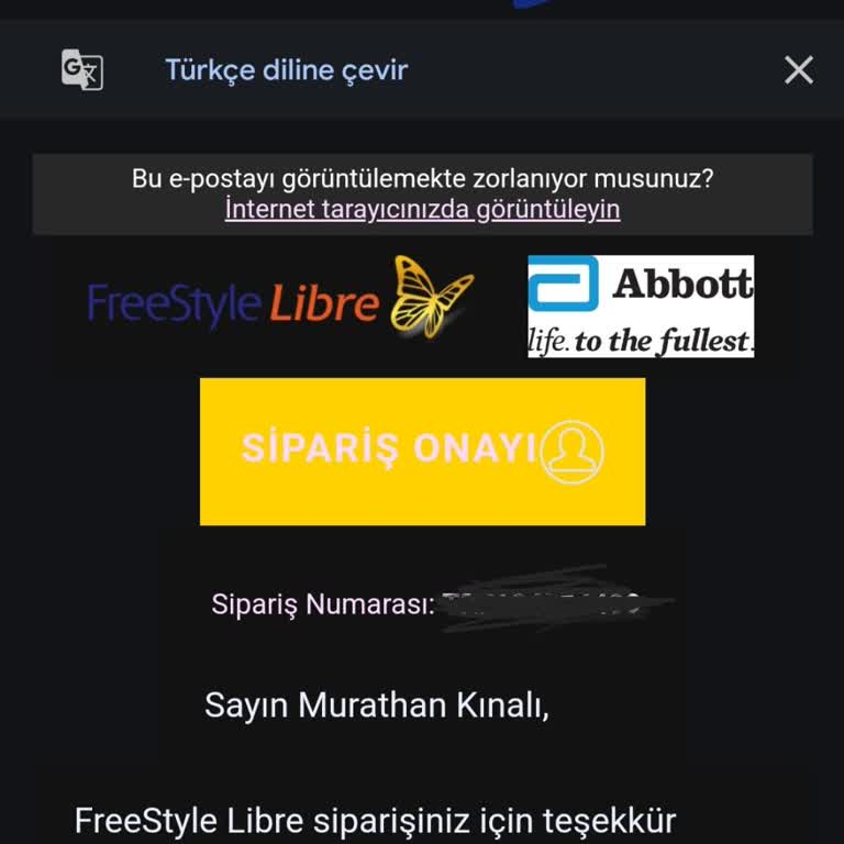 Geciken Glikoz Ölçüm Sensörü Teslimatı