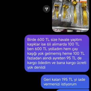 Eksik Ürün Ve Yanıltıcı Kargo Ücreti Sorunu