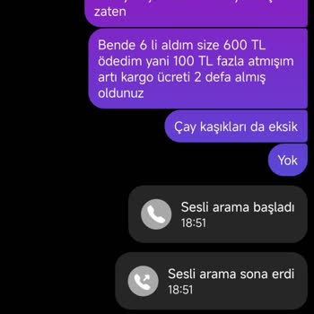 Eksik Ürün Ve Yanıltıcı Kargo Ücreti Sorunu