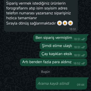 Eksik Ürün Ve Yanıltıcı Kargo Ücreti Sorunu