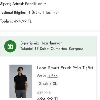 Boyner'den Sipariş Edilen Ürün Teslim Edilmiyor Ve İptal Edilemiyor