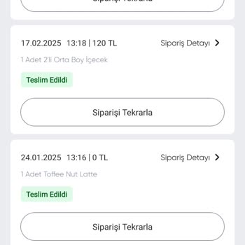 Coffy Siparişimde Para Çekildi Ama İade Yapılmadı