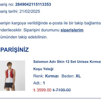 Intersport Ürün Stokta Yokken Satış Yapılması Ve Siparişin İptali!
