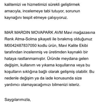 Mavi Pantolonun Kalite Sorunu