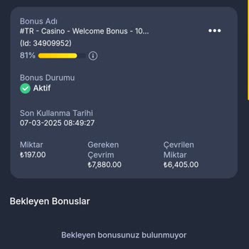 Bonus Kazancımın Yanlış Hesaplanması