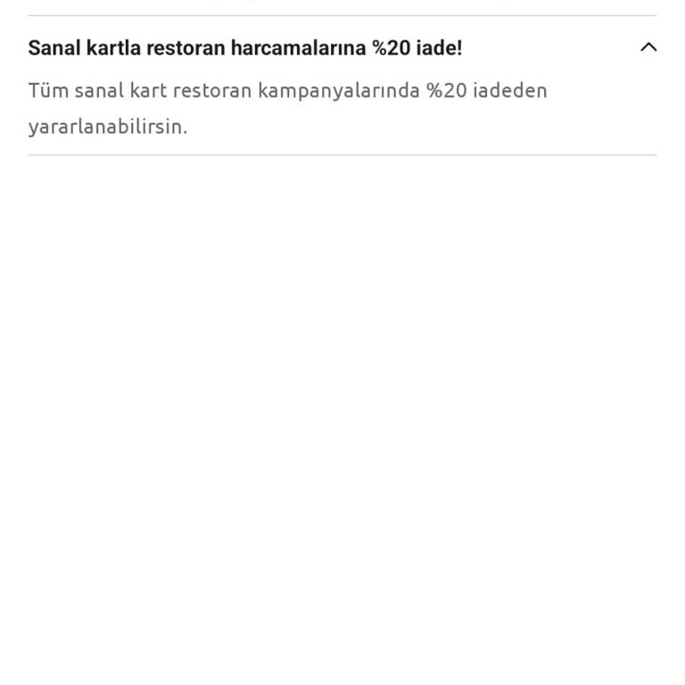 Restoran Harcamalarında Eksik İade Sorunu