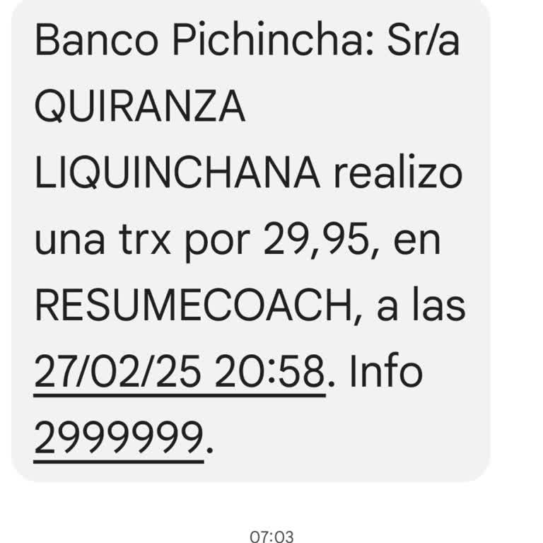 Cobro no autorizado de ResumeCoach, solicito reembolso.