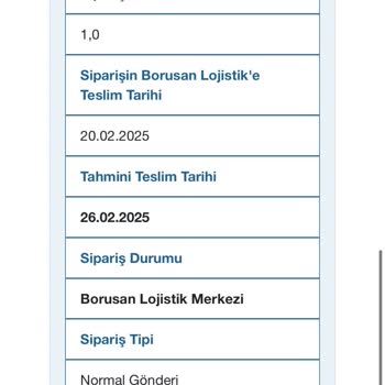 Borusan Lojistik Teslimat Gecikmesi Ve İptal Tehdidi