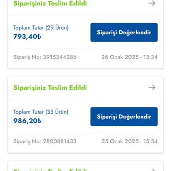 Kampanyalı Ürün Puanları Yüklenmedi