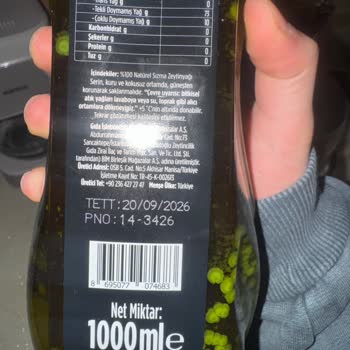 BİM'den Alınan Zeytinyağında Beklenmedik Küflenme Sorunu