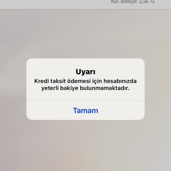Kredi Ödemesinde Teknik Sorun Ve İletişim Eksikliği