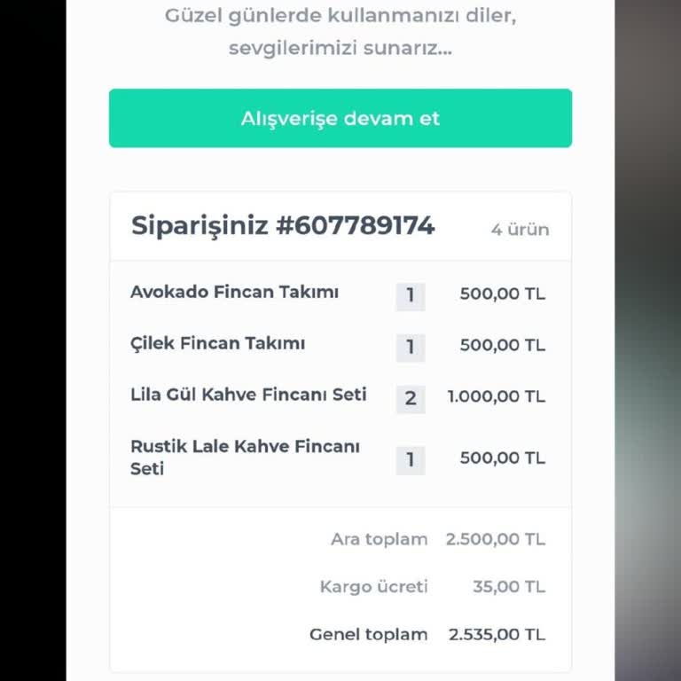 Eksik Fincan Takımı Ve Cevapsız Mesajlar