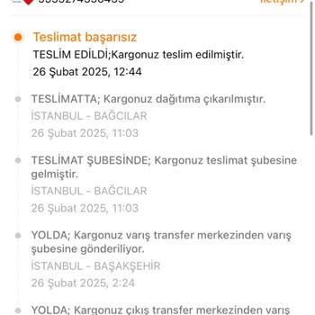 Yetersiz Kargo Hizmeti Ve İletim Sorunu