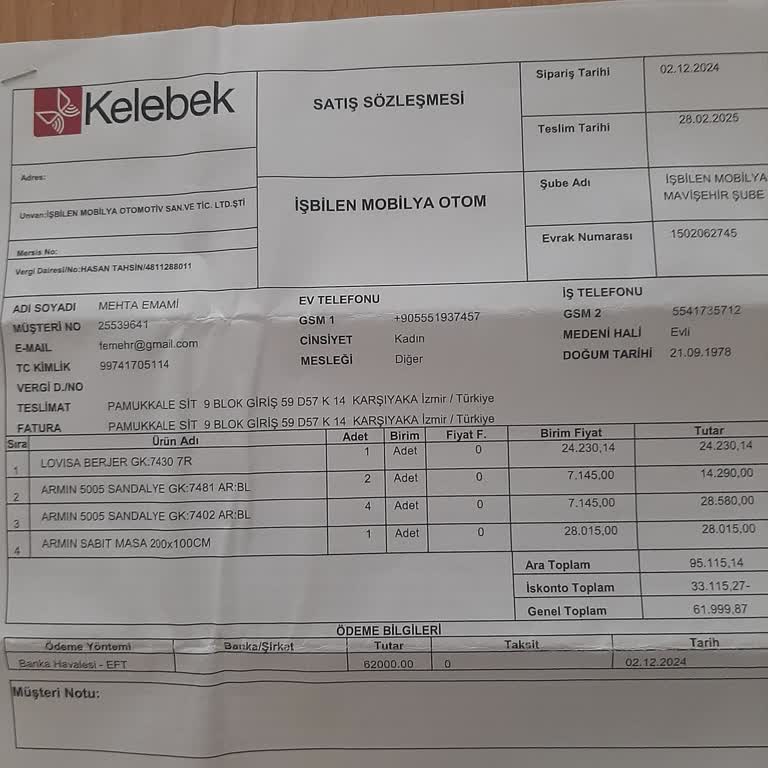 Sipariş Gecikmesi Ve Saygısız Müşteri Hizmeti