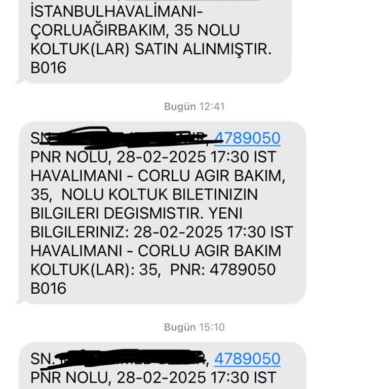 İstanbul Seyahat'te Koltuk Seçimi Mağduriyeti