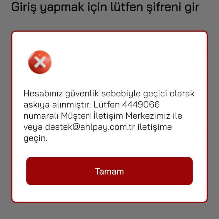 AHL Pay'de Hesap Kapatma Mağduriyeti!