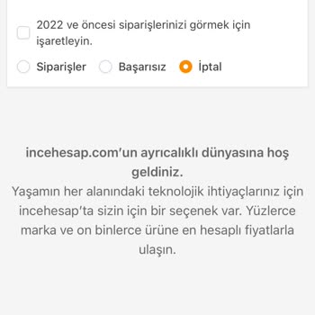 İptal Edilen Ürünün Ücreti İade Edilmedi Ve Bilgilendirme Eksikliği