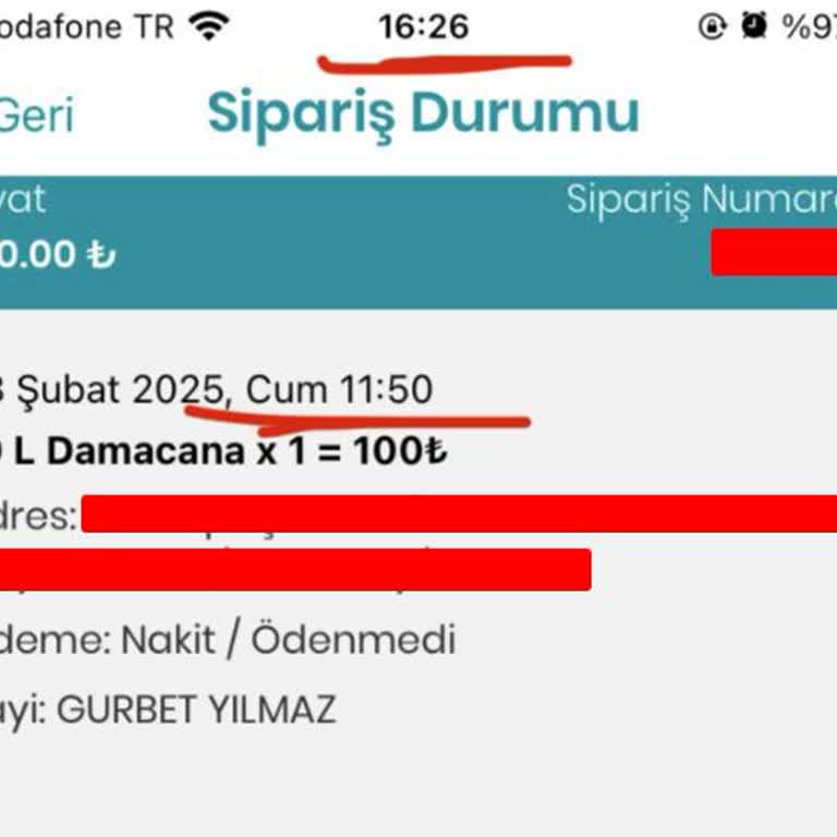 Sürekli Geciken Su Siparişleri Ve İade Sorunu