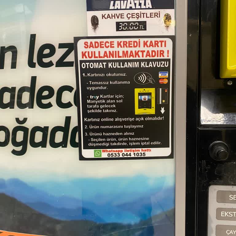 Kahve Otomatında Kart Sorunu Ve Ücret Kesintisi
